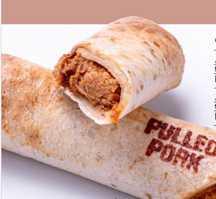 Burrito de pulled pork